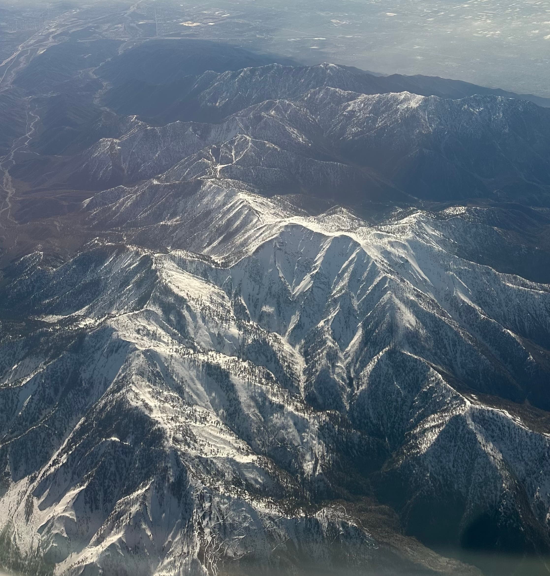 San Gabriel Mountains Aerial